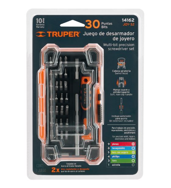 7506240640448 - JUEGO X 42PUNTAS DESARMADOR DE JOYERO (14163) TRUPER